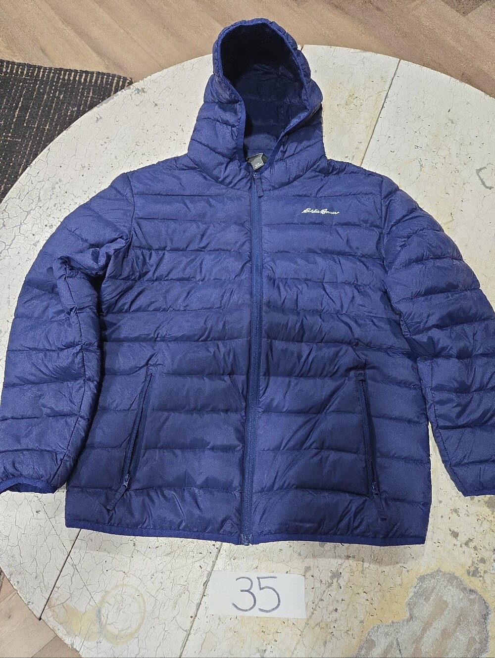 Eddie Bauer  CirrusLite hooded puffer jacket Kids Size XL